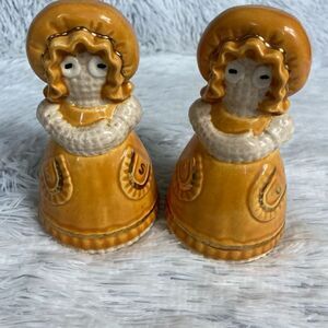 Sittre Ceramics Vintage Ladies Salt Pepper Shakers soft